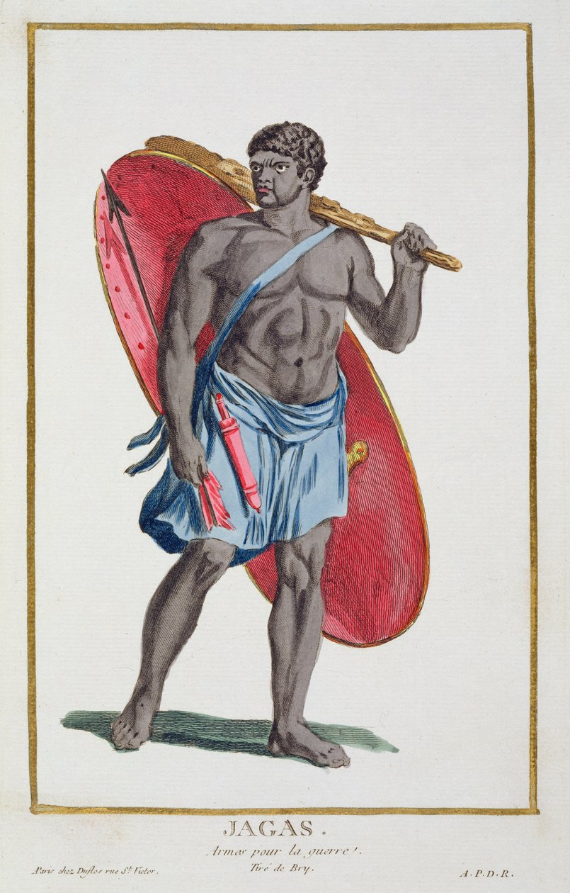 En Jagas-kriger av Pierre Duflos