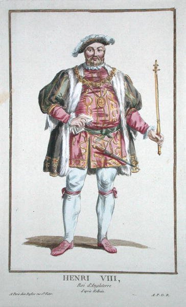 Henry VIII (1491-1547) King of England (1509-47) fra 