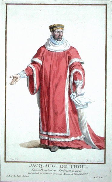 Jacques Auguste de Thou (1533-1617) fra 