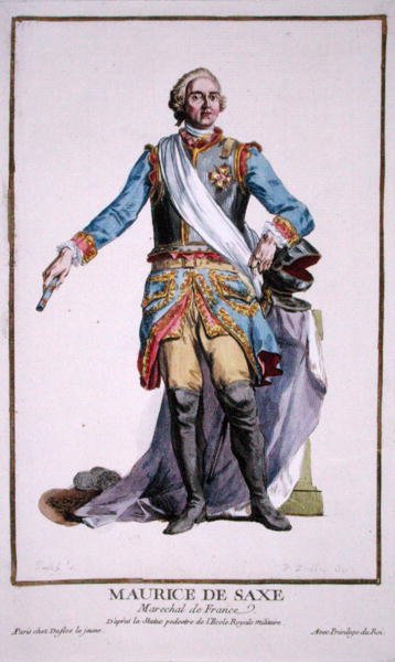 Maurice av Sachsen (1696-1750) fra 