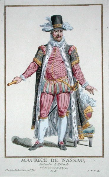Prins Maurice av Nassau (1567-1625) Stadholder av den nederlandske republikken fra 