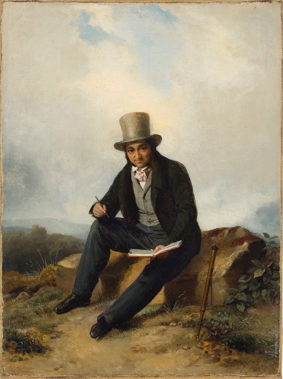 Portrett av André Jolivard 1787-1851. av Pierre Duval Le Camus