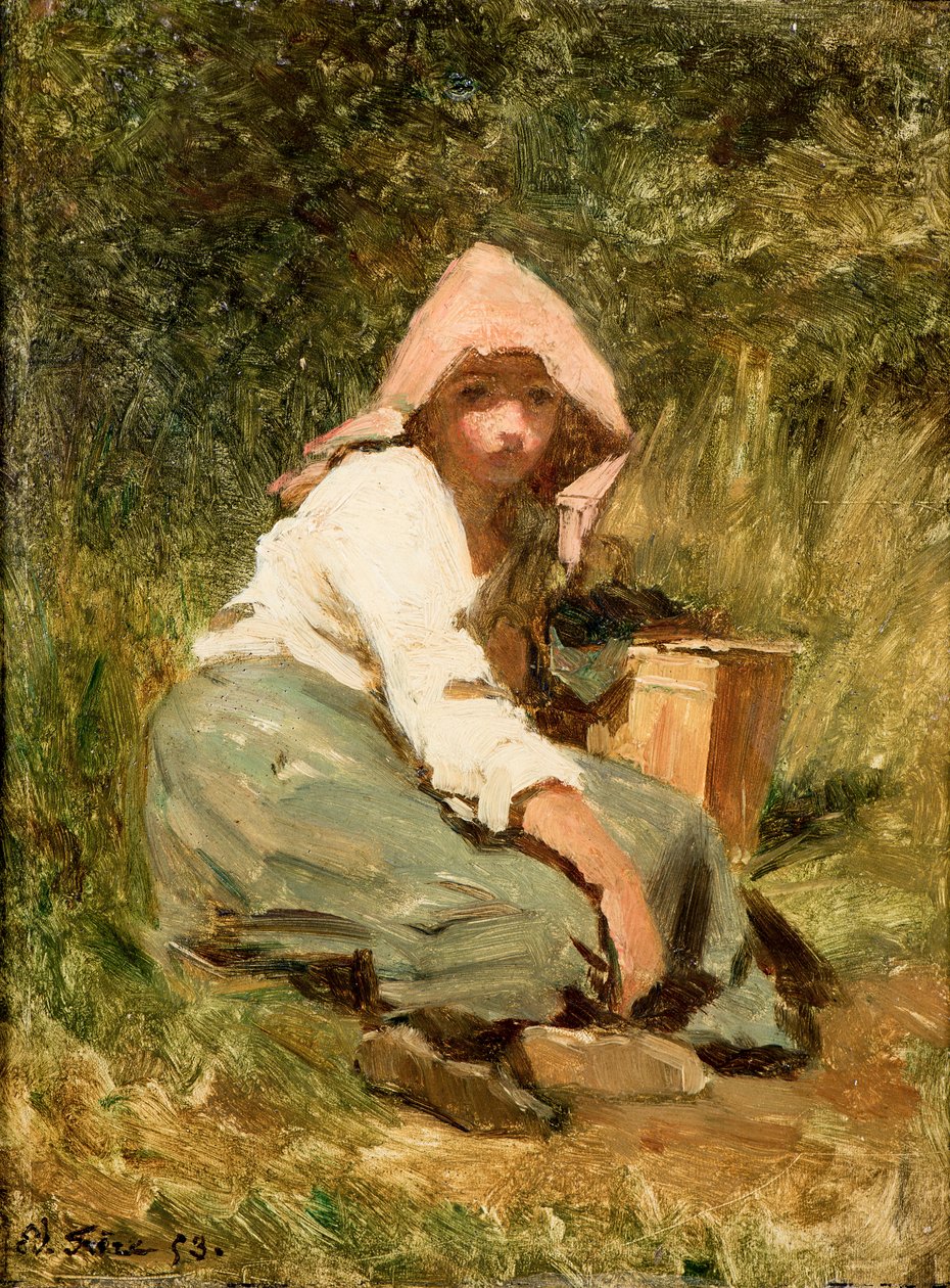 En jente av Pierre Edouard Frere