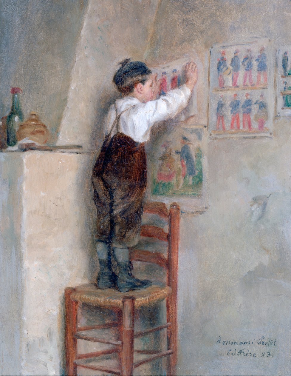 I klasserommet, 1883 av Pierre Edouard Frere