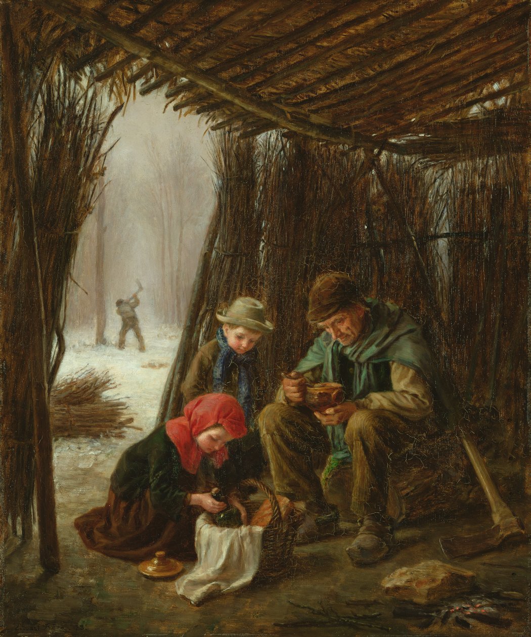 Vedhoggerens måltid av Pierre Edouard Frere