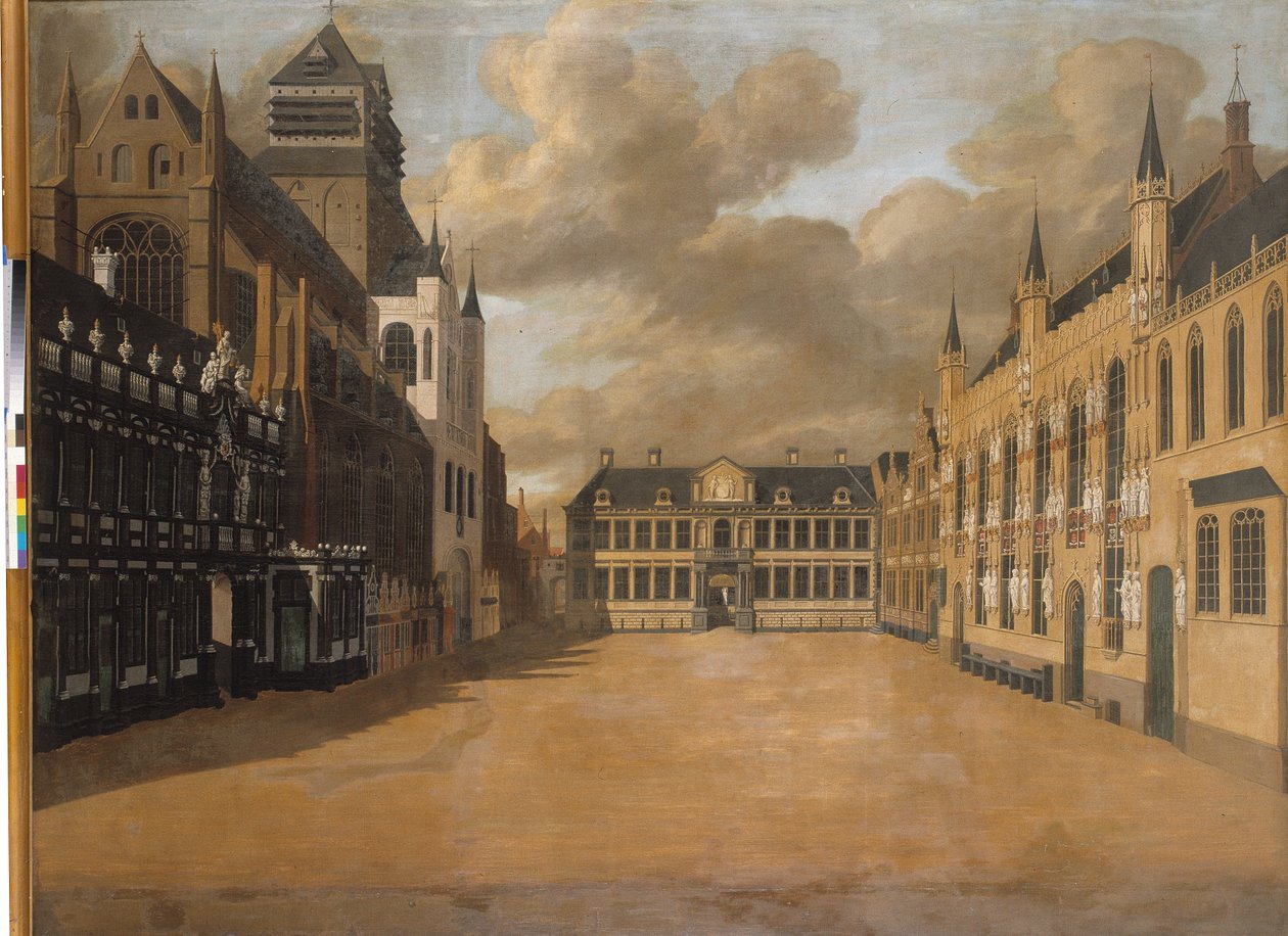 Burg-plassen, Brugge av Pierre Francois Ledoulx