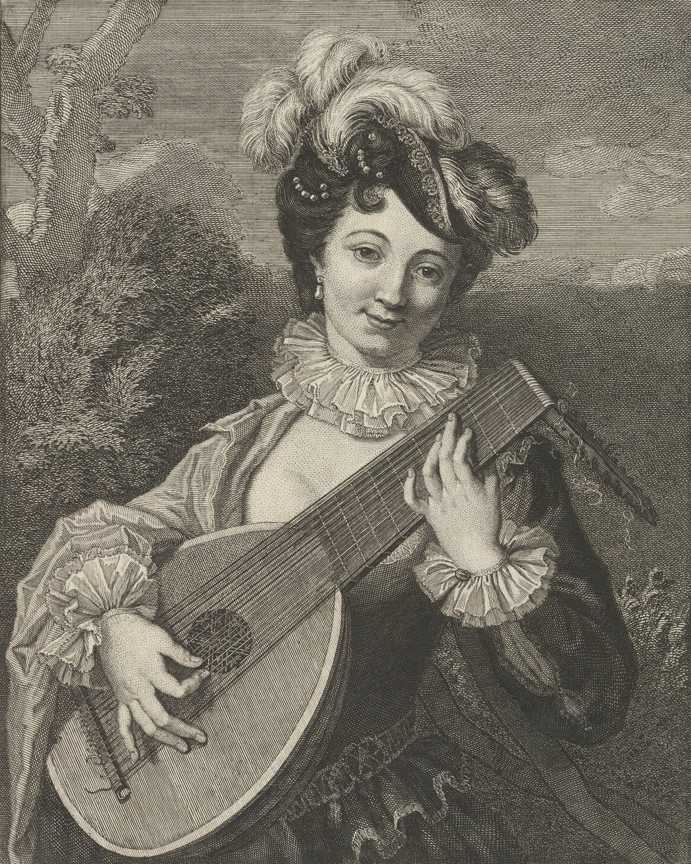 Spansk moro, 1700-tallet. av Pierre François Basan