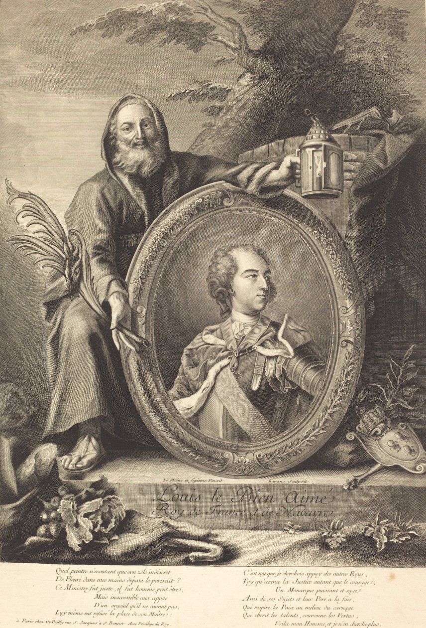 Ludvig den elskede. av Pierre François Basan