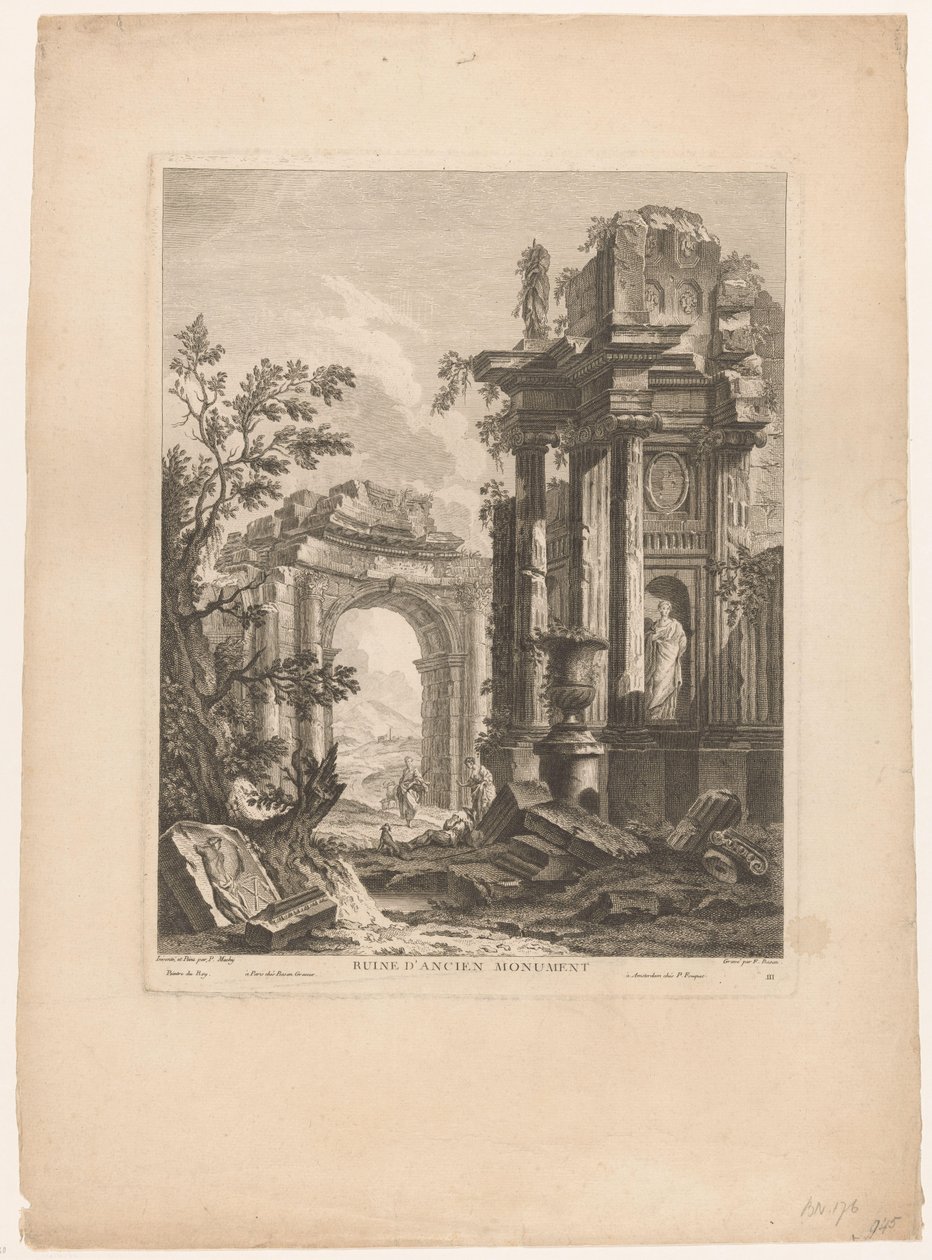 Ruin av et gammelt monument Ruine d