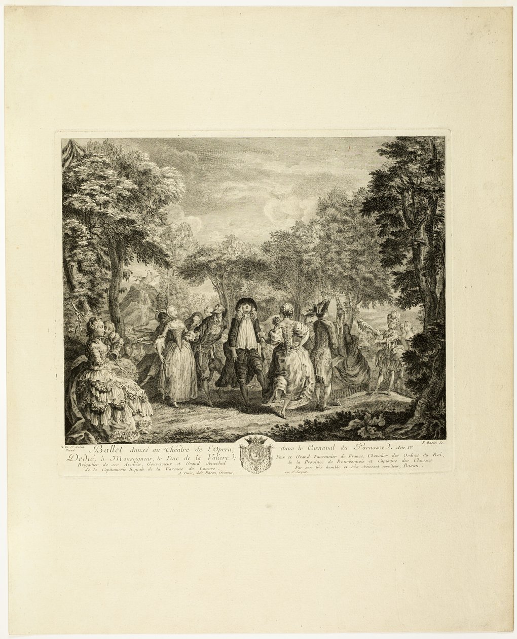 Karnevalet i Parnassus av Pierre François Basan