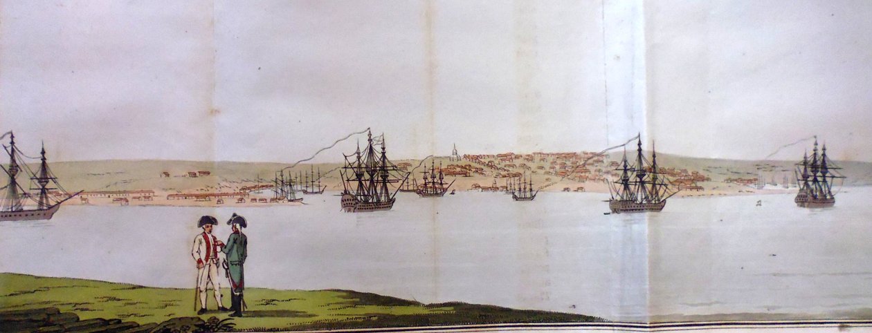 Havnen i Sevastopol. Fra reiser gjennom de sørlige provinsene i det russiske imperiet i 1793 og 1 av Pierre François Tardieu
