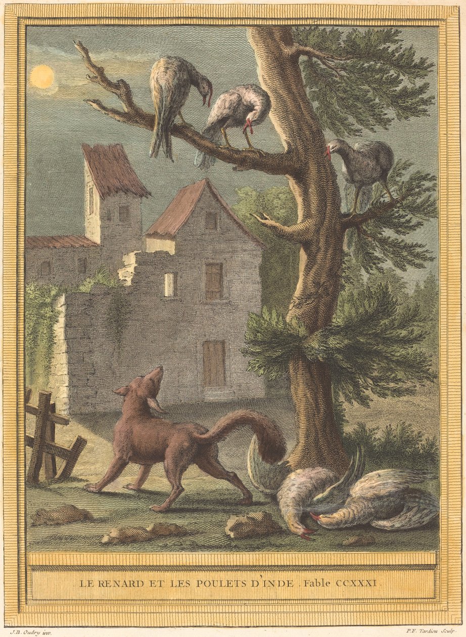 Le renard et les poulets d