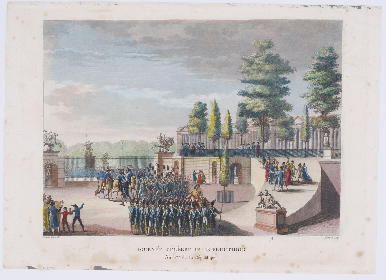 Kuppet av 18 Fructidor, år V, 1804 av Pierre Gabriel Berthault
