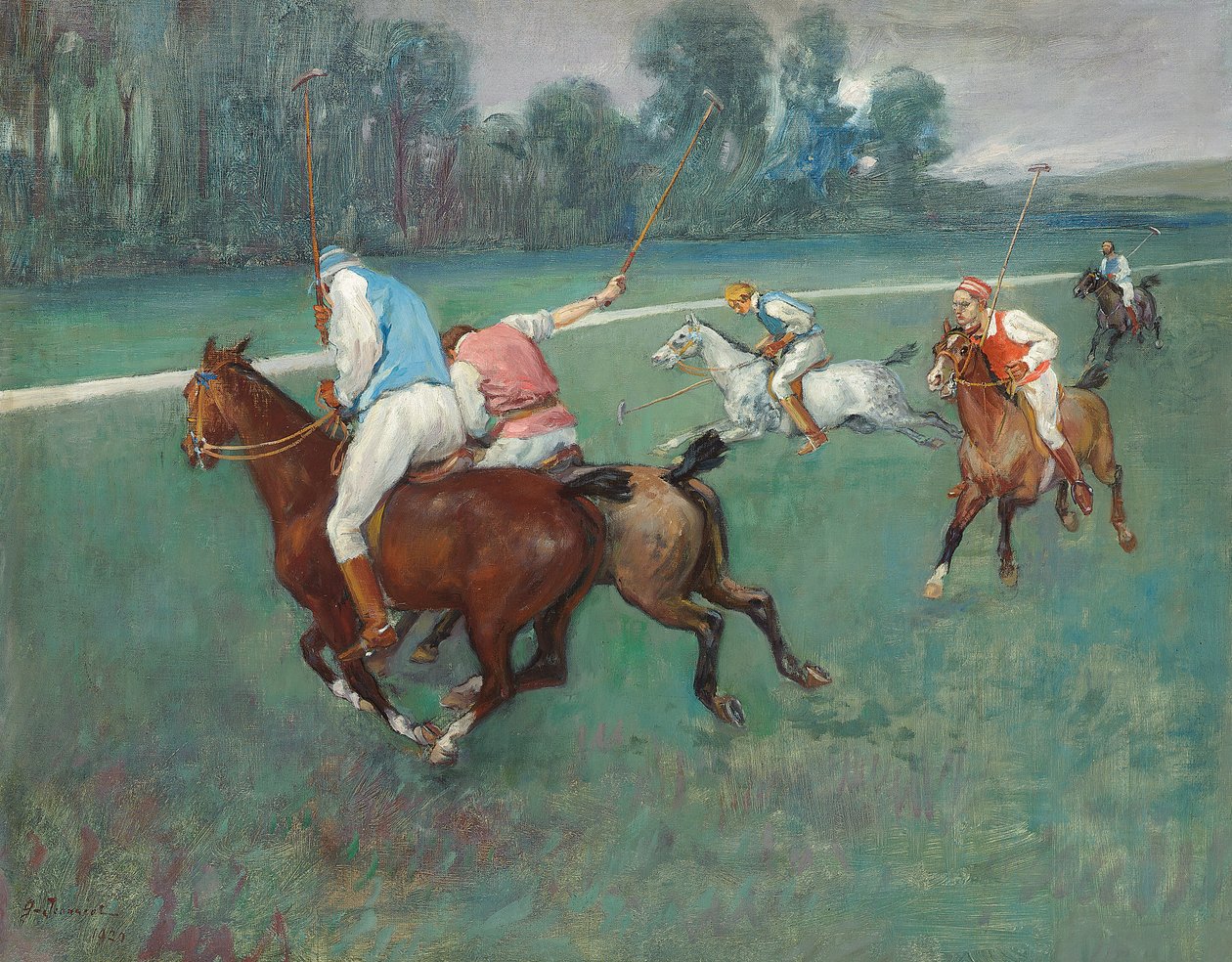 Polospillere av Pierre Georges Jeanniot