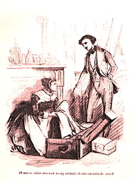 Charles Grandet og Nanon, illustrasjon fra 