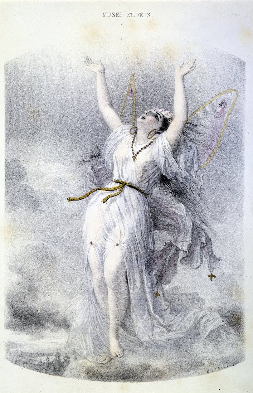 Fairy: La Peri - i "Mythological women"", av Mery og Foelix, ill. av G. Staal, red. av Gouet av Pierre Gustave Eugene Staal