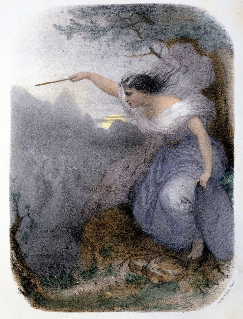 The Fairy Willis - i "Mythological Women"", av Mery og Foelix, ill. av G. Staal, red. av Gouet av Pierre Gustave Eugene Staal