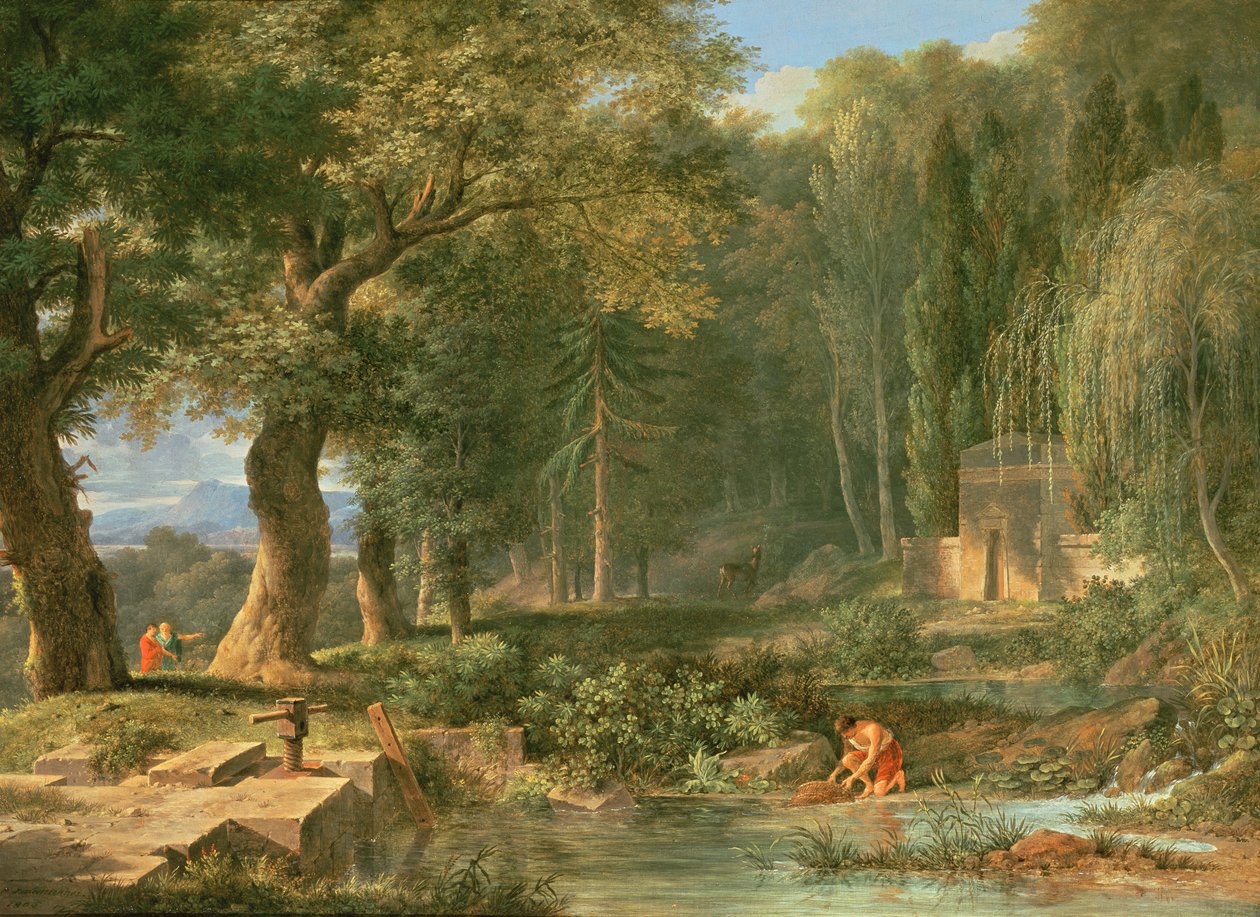 Klassisk landskap av Pierre Henri de Valenciennes