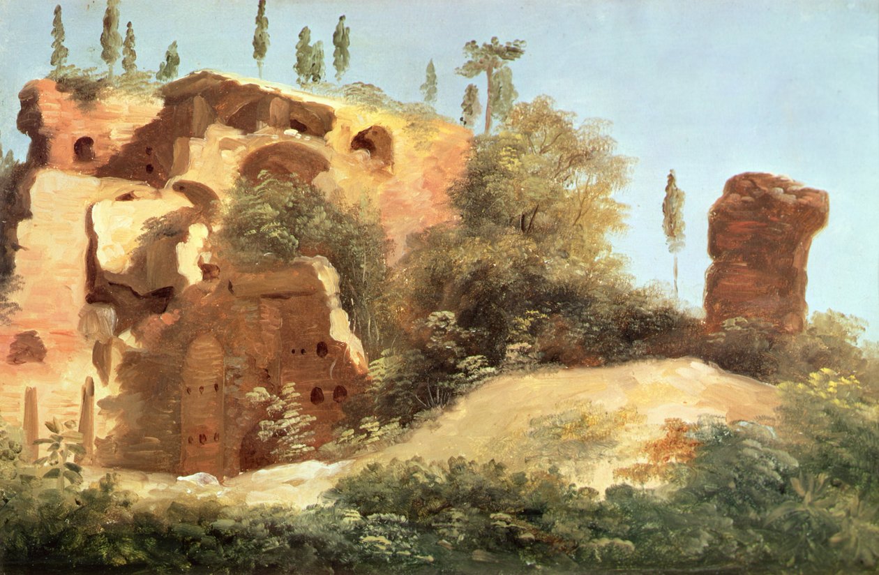 Ruiner ved Villa Farnese av Pierre Henri de Valenciennes