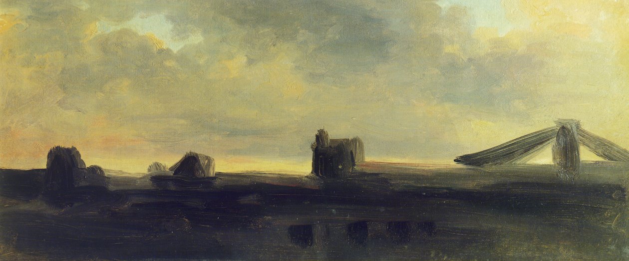 Himmel og tak, av Pierre Henri de Valenciennes (1750-1819), papp av Pierre Henri de Valenciennes