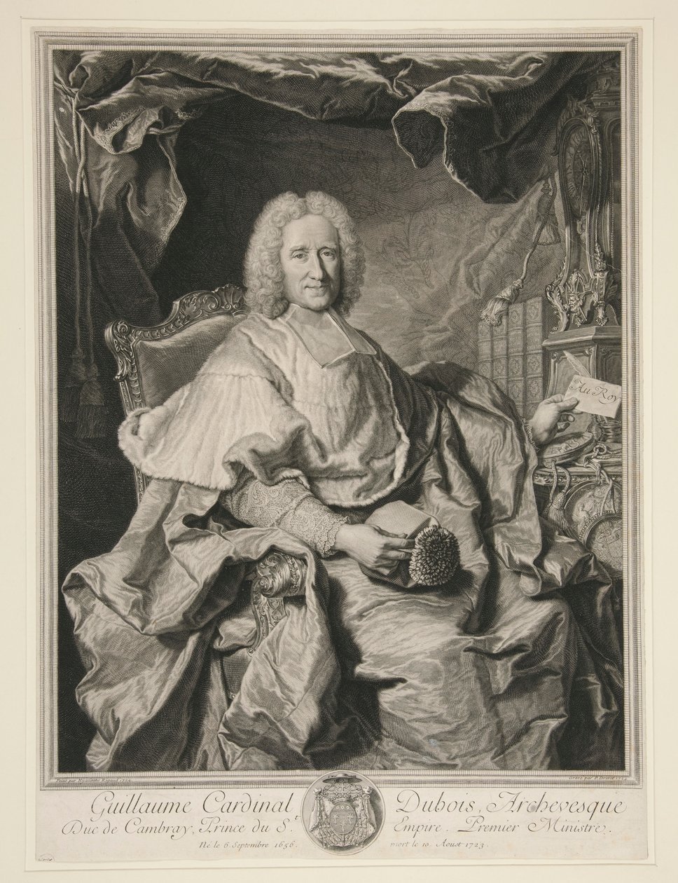 Guillaume kardinal Dubois av Pierre Imbert Drevet