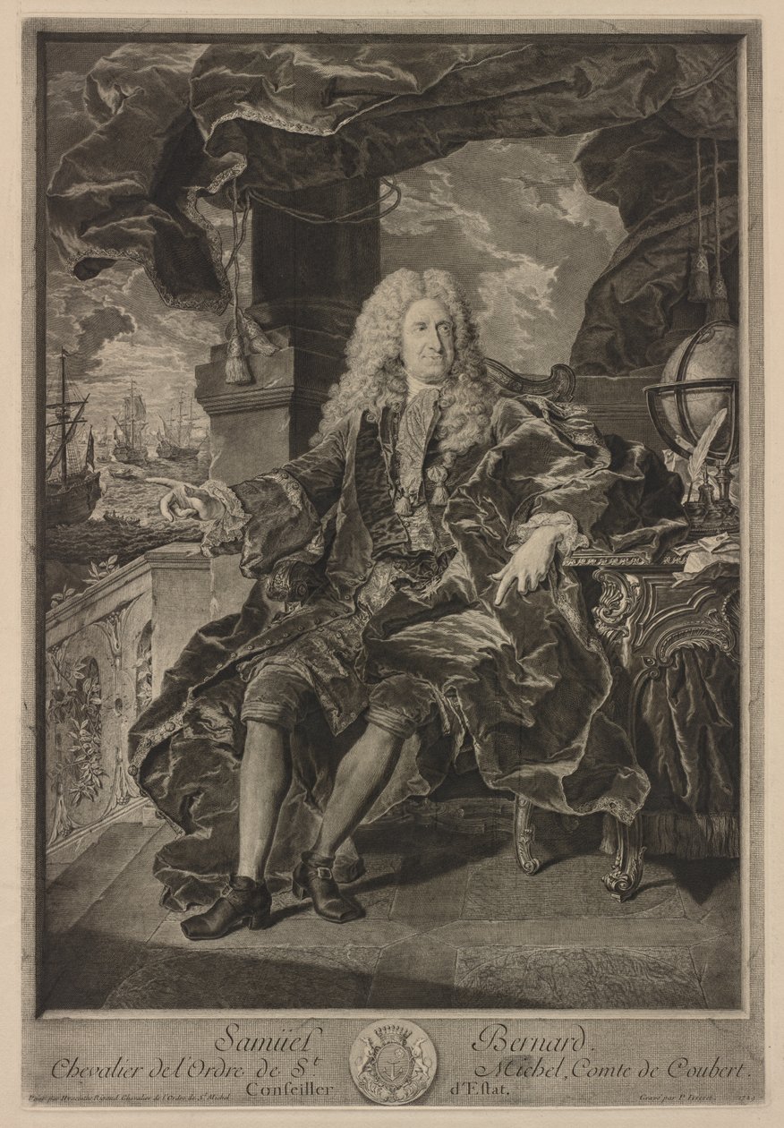 Samuel Bernard. av Pierre Imbert Drevet
