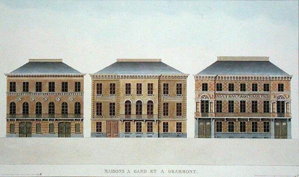 Hus i Gent og Grammont, Belgia, fra 