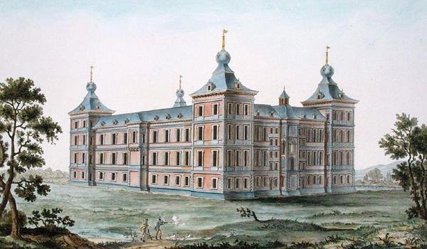Chateau i Ronse, Belgia, fra 