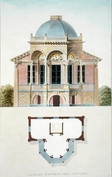 Pavilion of Hingene, nær Anvers, fra 