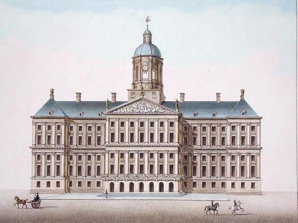 Det kongelige palass i Amsterdam, fra 
