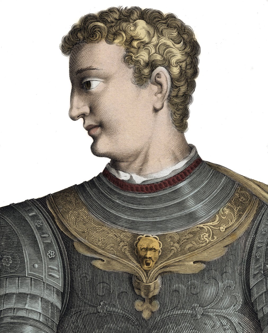 Caligula (Caius Caesar Germanicus) (12-41), Roman Emperor - Caius Caesar Germanicus dit Caligula (12-41), Roman Emperor - Engraving by Pierre Jean Mariette av Pierre Jean Mariette