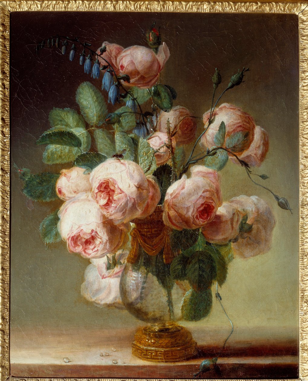Blomstervasen En bukett med peoner. Maleri av Pierre Joseph Redoute (1759-1840) 1800-tallets søn. 0,46x0,37 m Rouen, Musee des Beaux Arts av Pierre Joseph Redouté