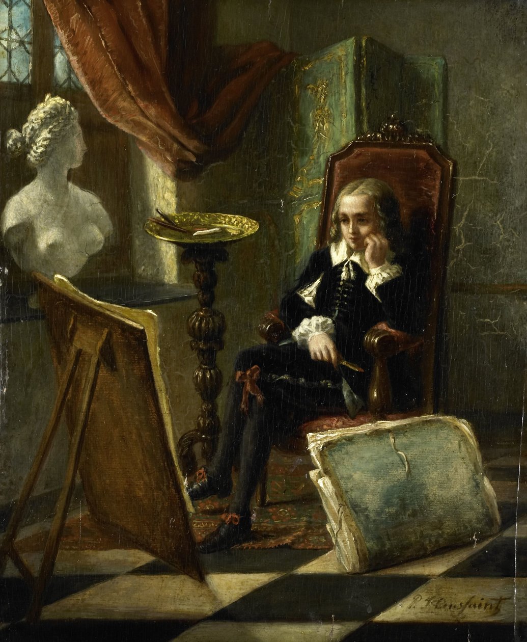 Den unge maleren av Pierre Joseph Toussaint