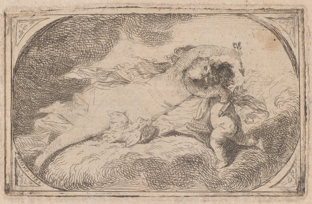 Venus og Amor av Pierre Lacour the Elder