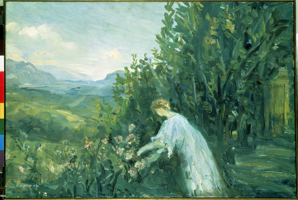 Woman in a Garden (Lady in the Garden). Maleri av Pierre Laprade (1875-1931) av Pierre Laprade