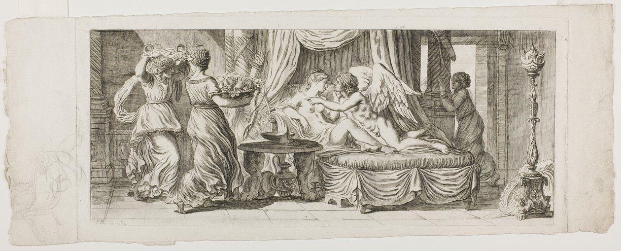 Amor og Psyche av Pierre Lelu