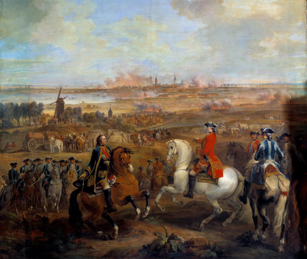 Campaign of Flanders (1745-1747): "" Capture of Menin, 4. juni av Pierre Lenfant