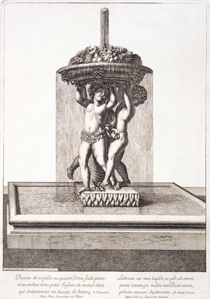 Fontene av Louis Lerambert i Versailles, 1673 av Pierre Lepautre