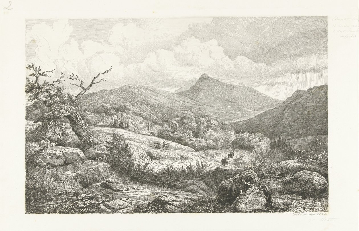Kirkegården i Baden-Baden av Pierre Louis Dubourcq
