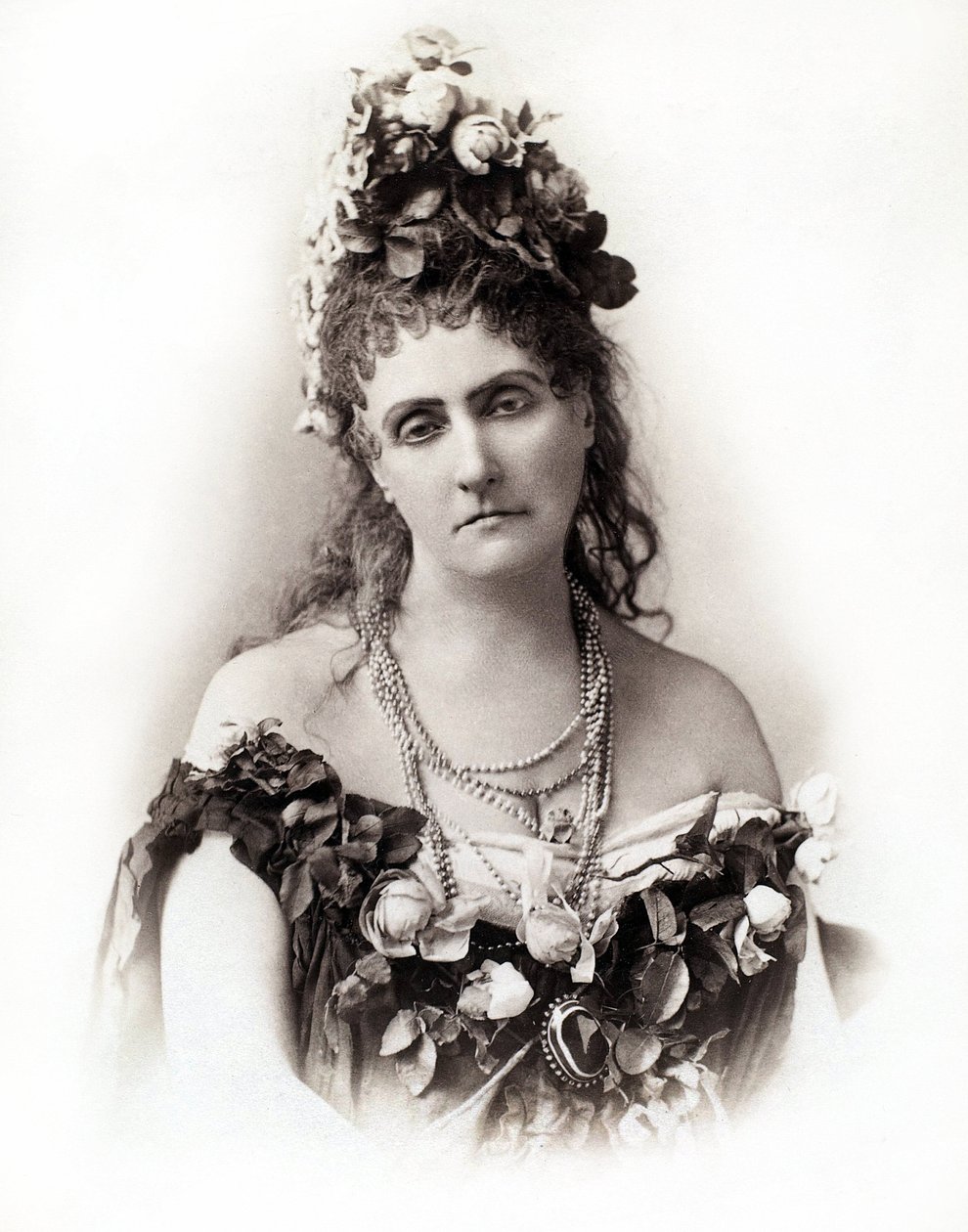 Portrett av grevinne Virginia Oldoini Verasis di Castiglione (1835Ð1899) - Portrett av Virginia Oldoini Verasis, grevinne av Castiglione (1837-1899) - foto av Pierre Louis Pierson (1822-1913) av Pierre Louis Pierson