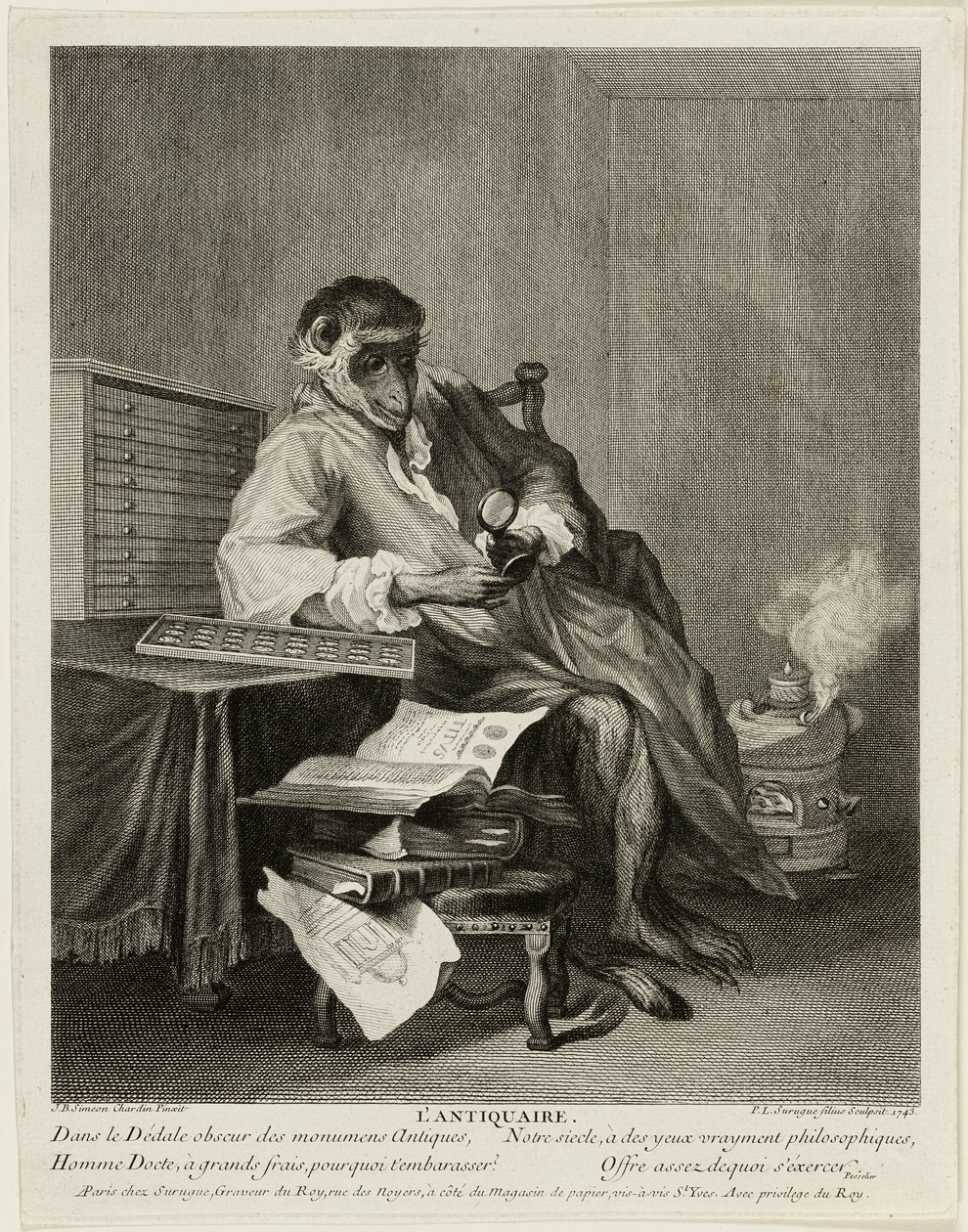 Ape-antikvaren av Pierre Louis de Surugue