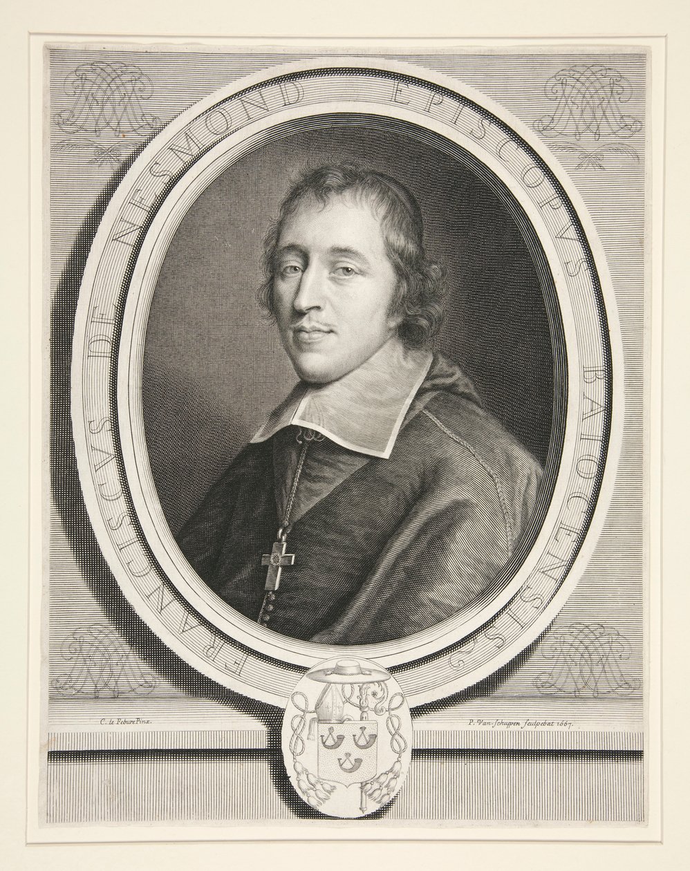 Francois de Nesmond (1629-1715) av Pierre Louis van Schuppen