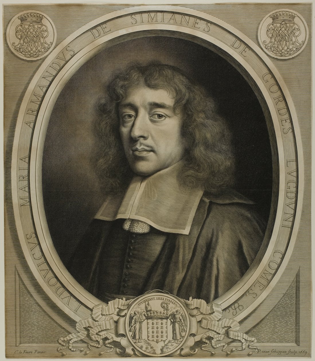 Louis-Marie-Armand de Simianes de Gordes av Pierre Louis van Schuppen