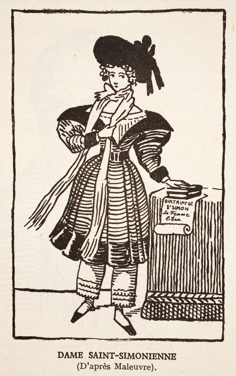 Lady Saint-Simonienne av Pierre Maleuvre
