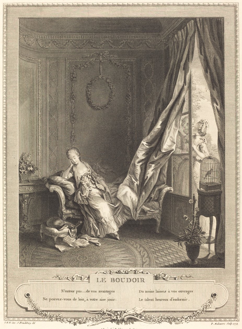 Boudoir av Pierre Maleuvre after Sigmund Freudenberger