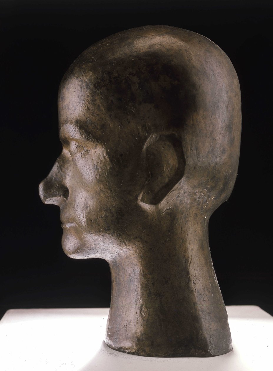 Byste av Baudelaire, bronse av Pierre Maurice Raymond Duchamp Villon