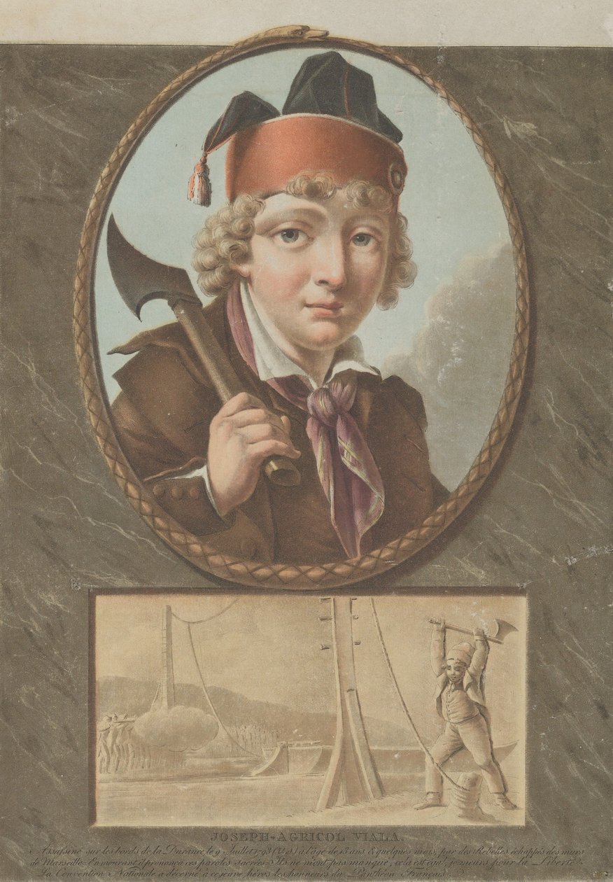 Joseph-Agricol Viala, etter Sablet, ca. 1795. av Pierre Michel Alix
