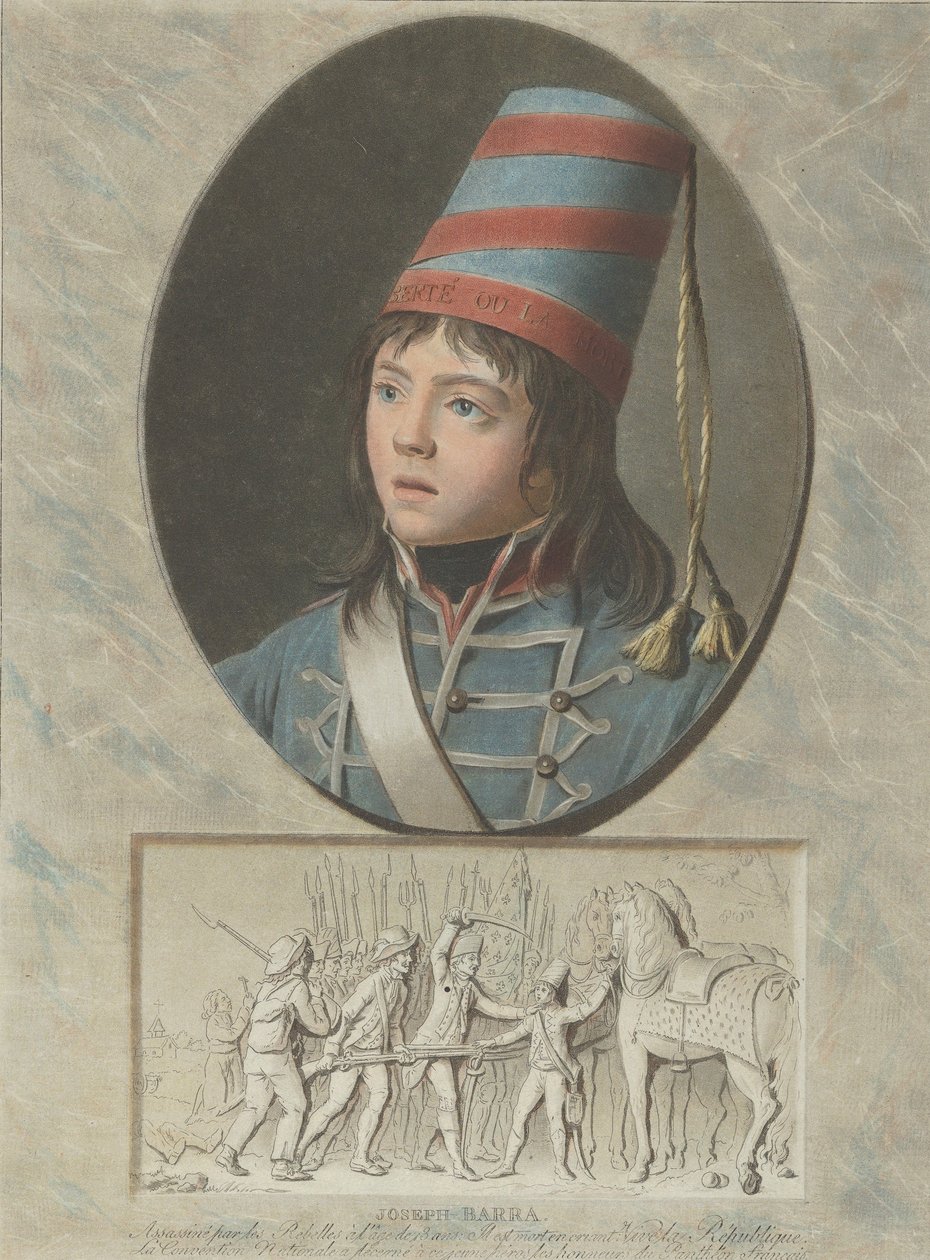 Joseph Barra etter F. Garnerey, ca. 1795. av Pierre Michel Alix