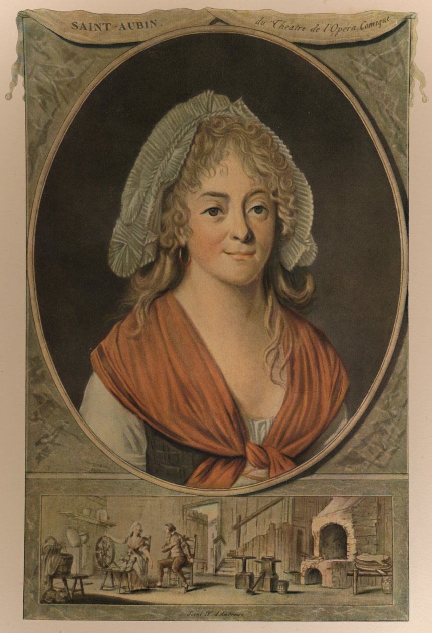 Madame Saint-Aubin, sent på 1700-tallet, 1913 av Pierre Michel Alix
