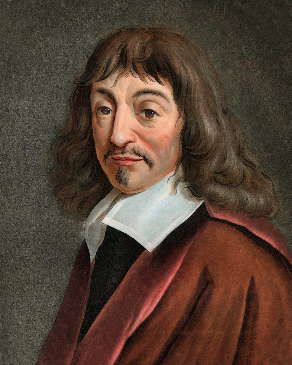 Portrett av Rene Descartes av Pierre Michel Alix